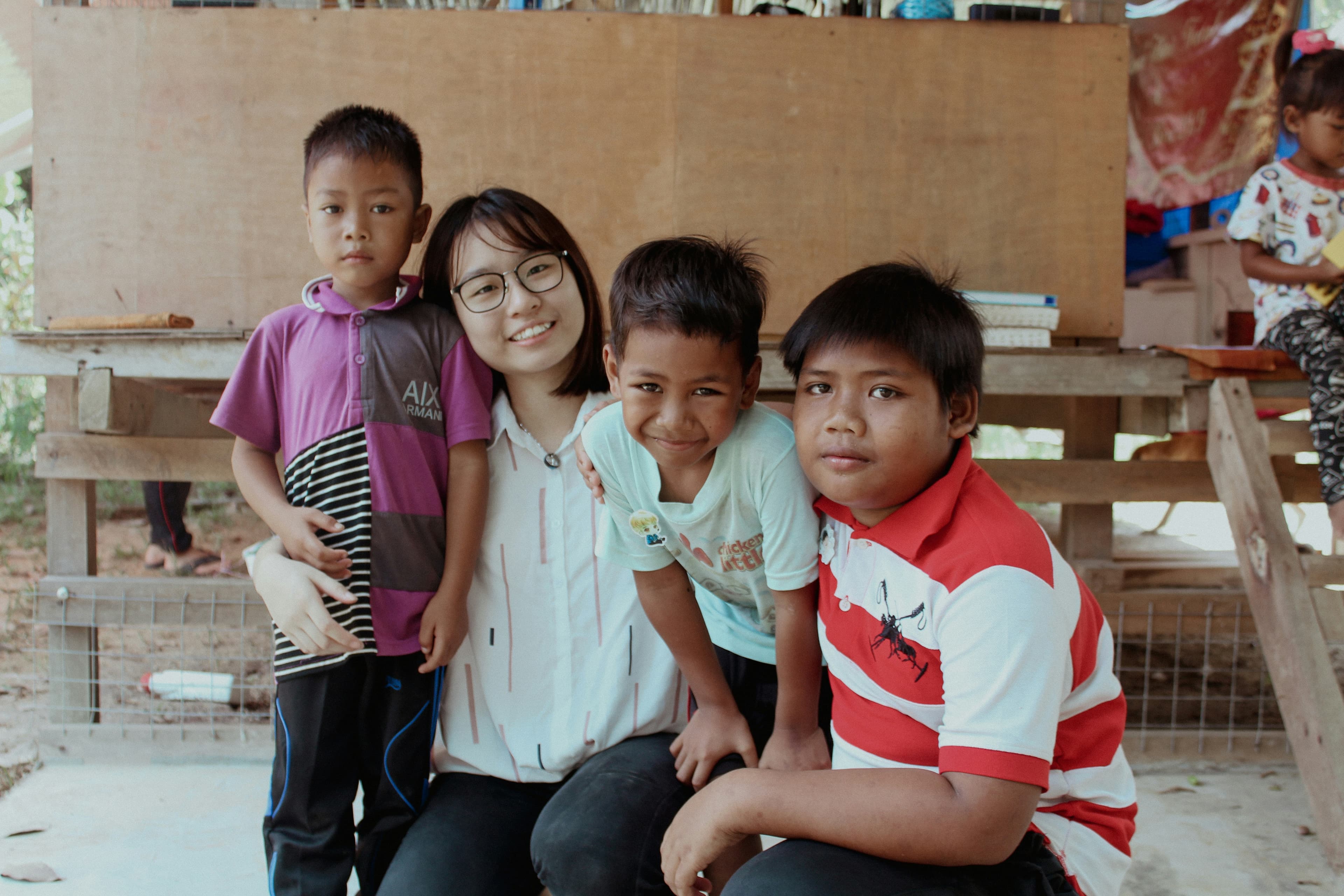 Kids sharing kind acts